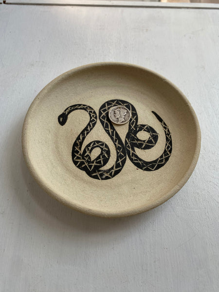 Snake Trinket Dish Raw