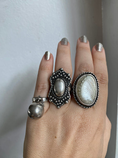 Vintage Ball Chime Ring Sz 5