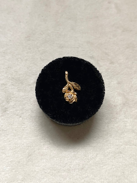 Vintage 14k Rose Charm