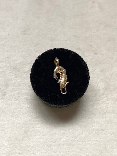 Vintage 14k Shrimp Charm