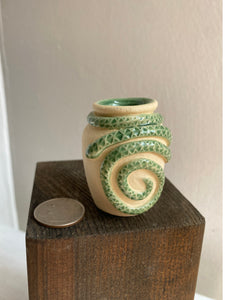 Mini Jade Snake Vase