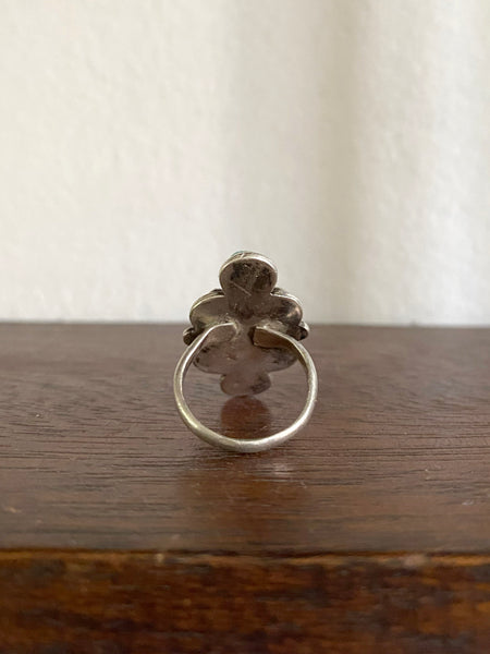 Vintage Zuni Turquoise Ring Size 4.5