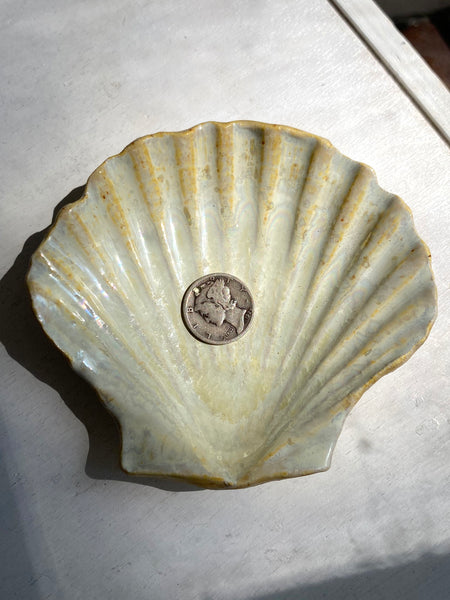 White Sand Shell Trinket Dish