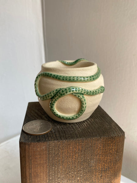 Small Jade Snake Pot