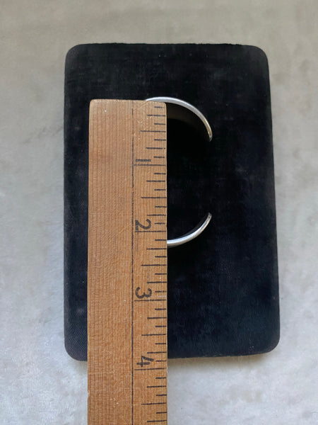 Vintage Mexican Sterling Sheild Cuff Bracelet