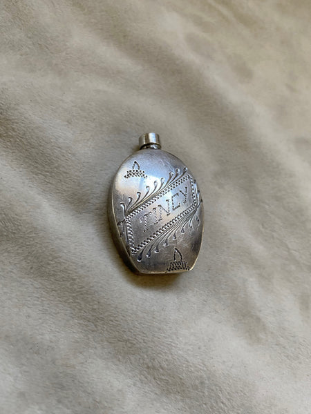 Vintage Sterling Silver "TINCY" Scent Bottle