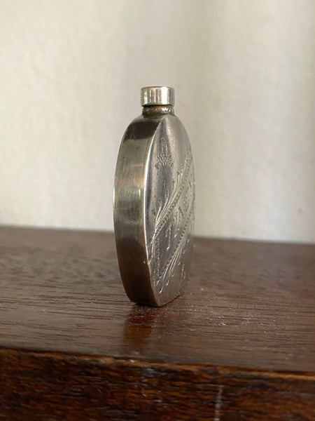 Vintage Sterling Silver "TINCY" Scent Bottle