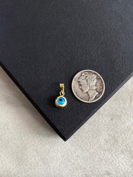 Vintage Evil Eye Charm (14 karat)