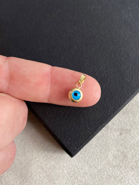 Vintage Evil Eye Charm (14 karat)