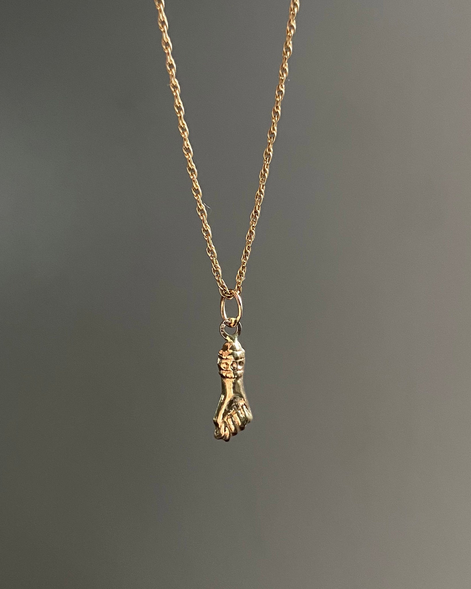 14k Gold Itty Bitty Mano Figa Charm