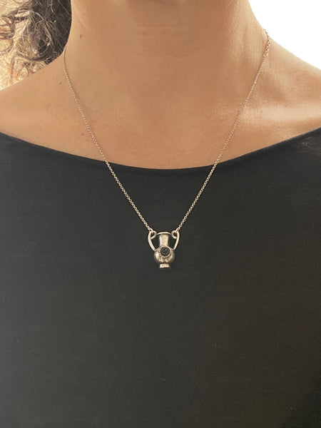 OOAK Onyx Krater Vase Pendant