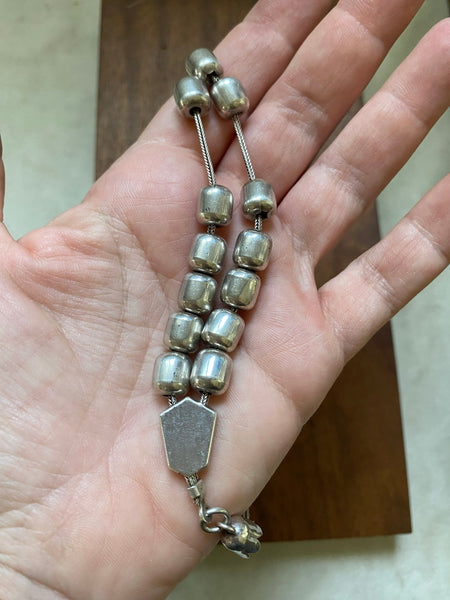 Vintage Sterling Silver Worry Beads