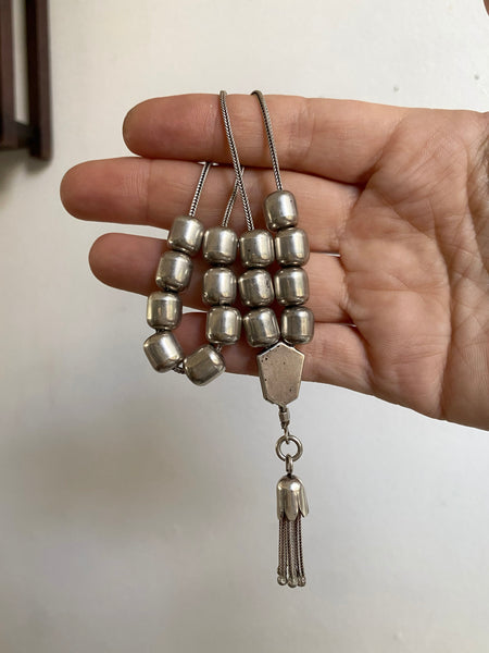 Vintage Sterling Silver Worry Beads