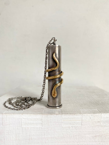 OOAK Serpent Ritual Keeper Necklace