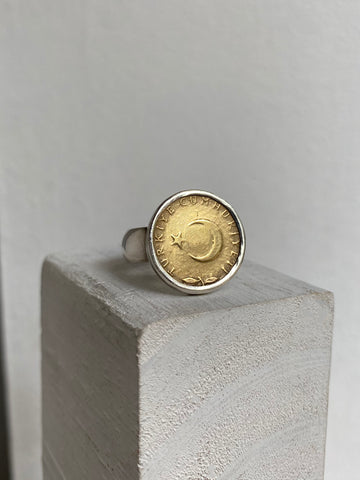 Bronze Turkish Coin Ring