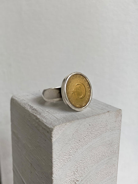 Bronze Turkish Coin Ring